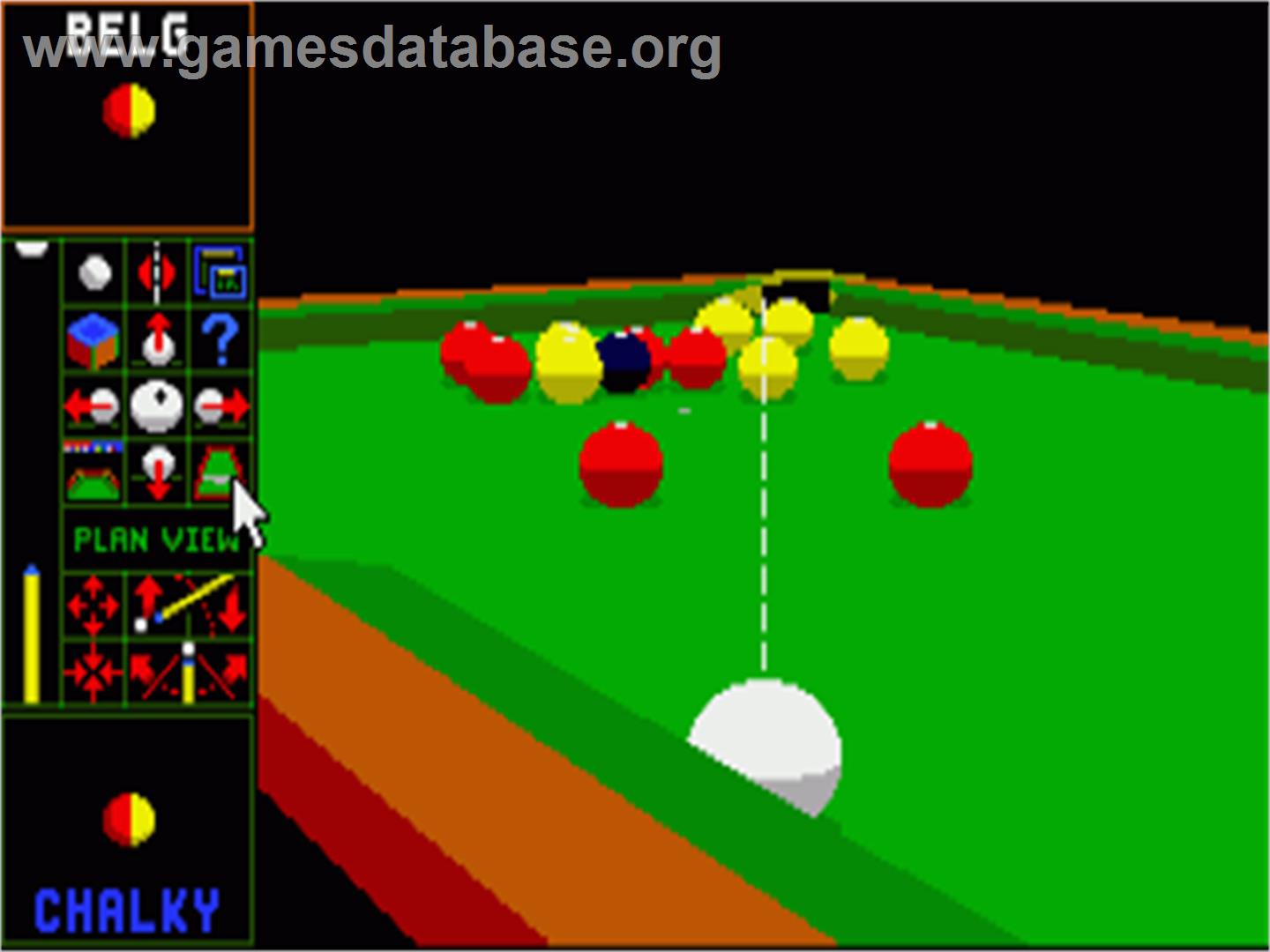 Archer Maclean's Pool - Commodore Amiga - Artwork - In Game