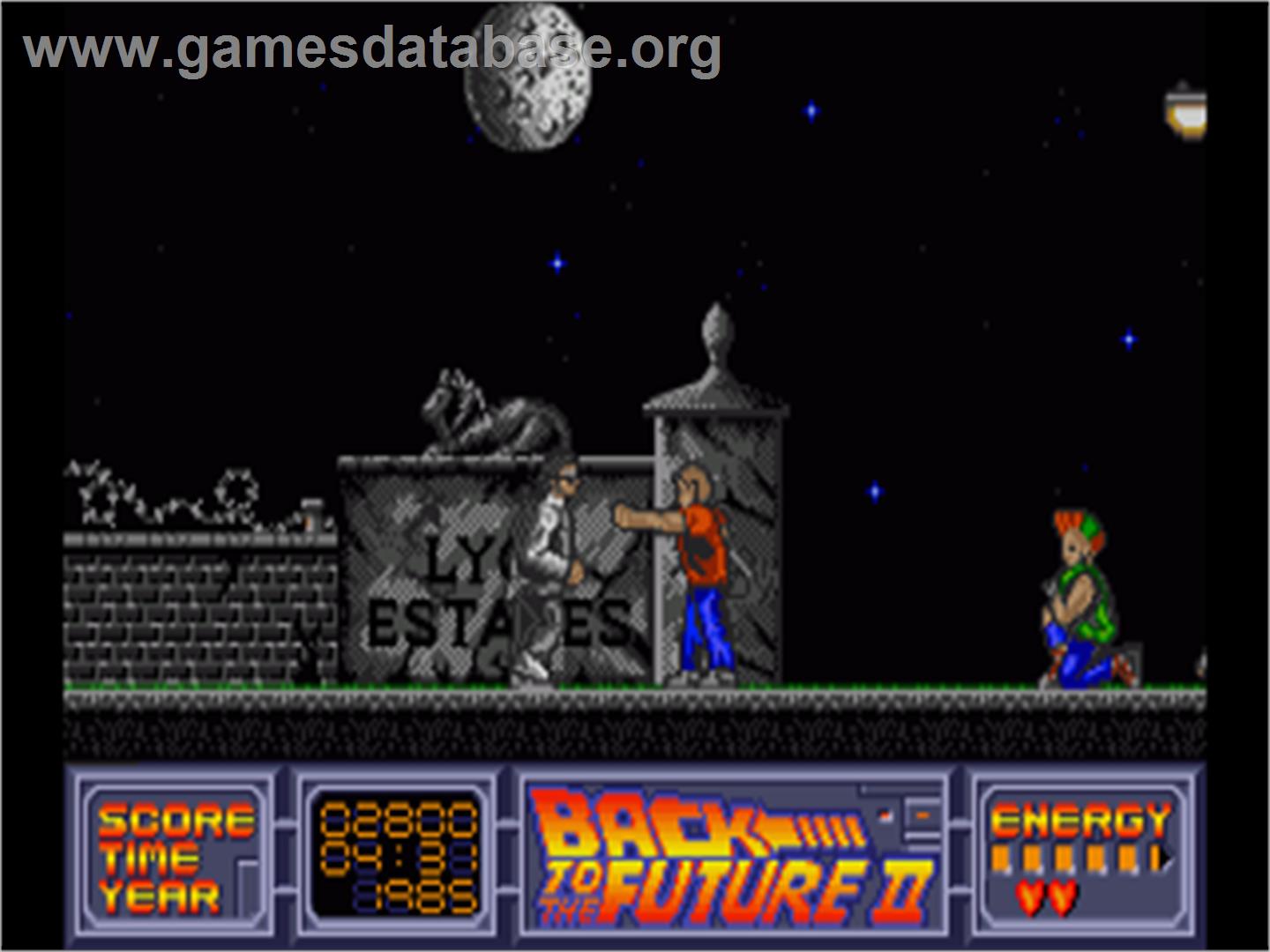 Back To The Future Part 2 - Commodore Amiga - Artwork - In Game