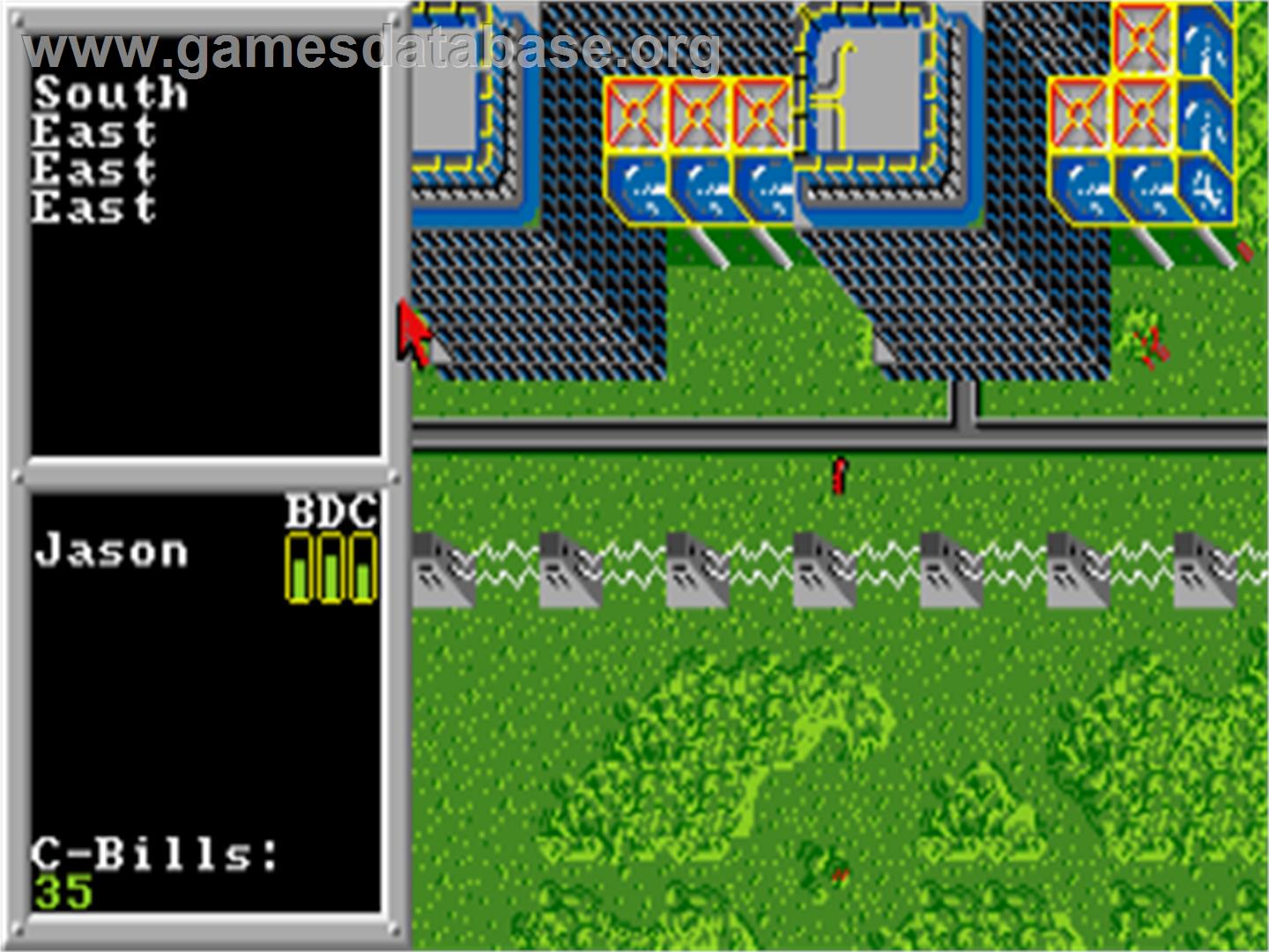 Battletech: The Crescent Hawk's Inception - Commodore Amiga - Artwork - In Game