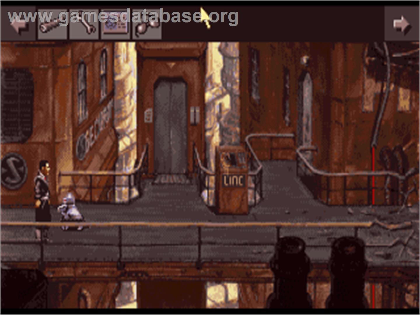 Beneath a Steel Sky - Commodore Amiga - Artwork - In Game