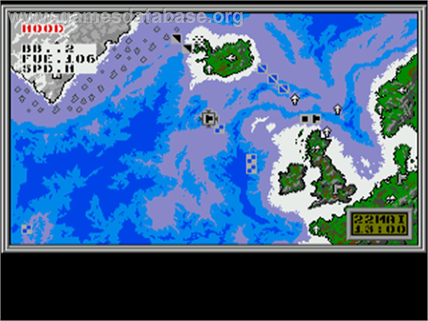 Bismarck - Commodore Amiga - Artwork - In Game