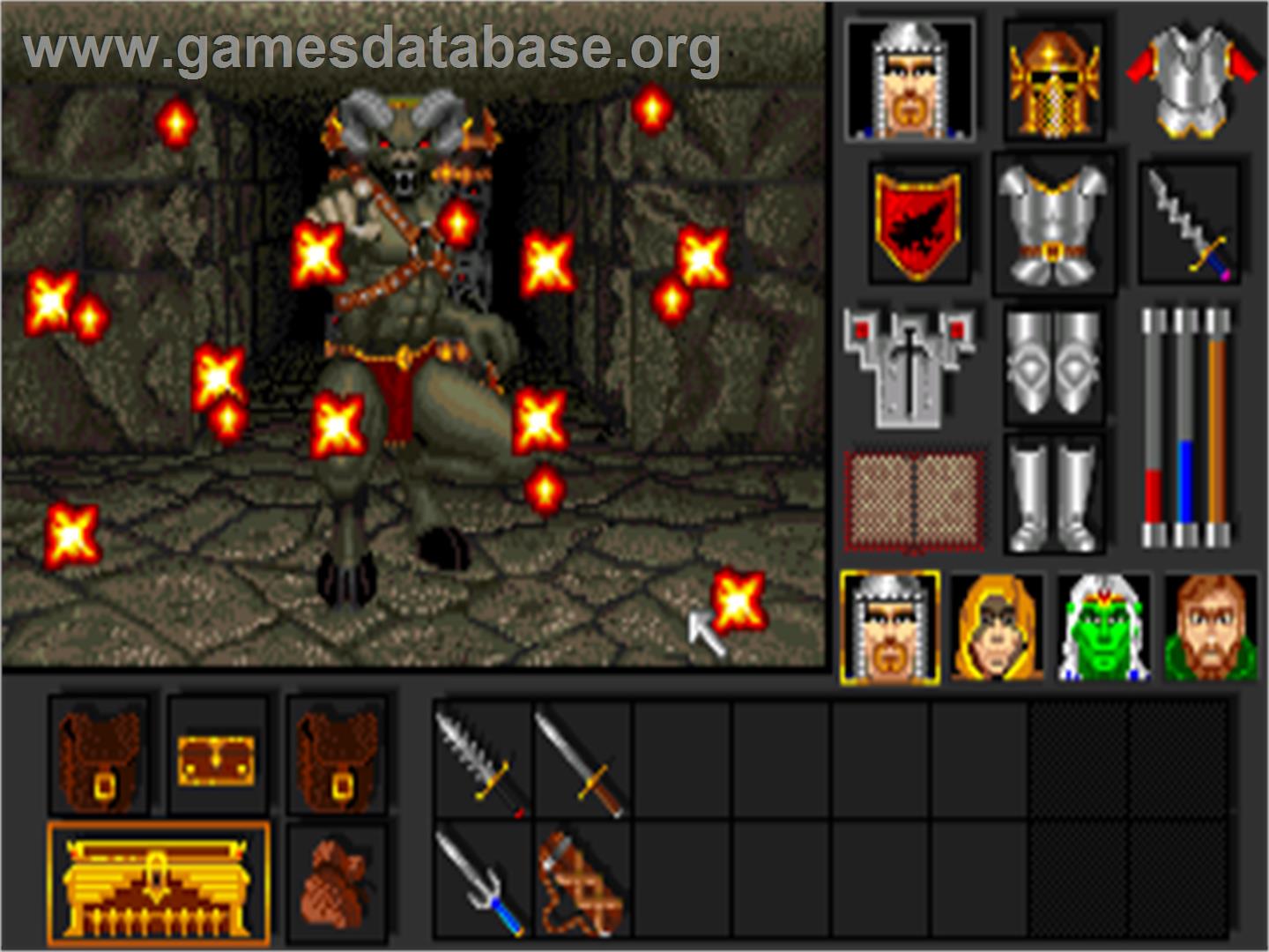Black Crypt - Commodore Amiga - Artwork - In Game