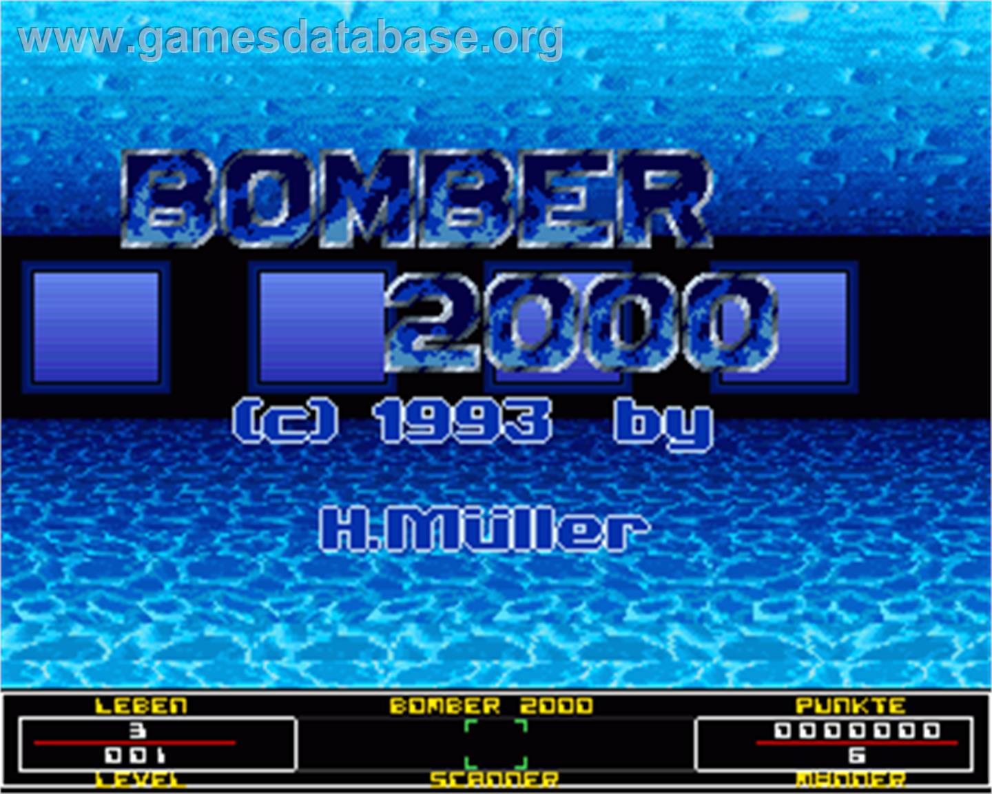 Bomber 2000 - Commodore Amiga - Artwork - In Game