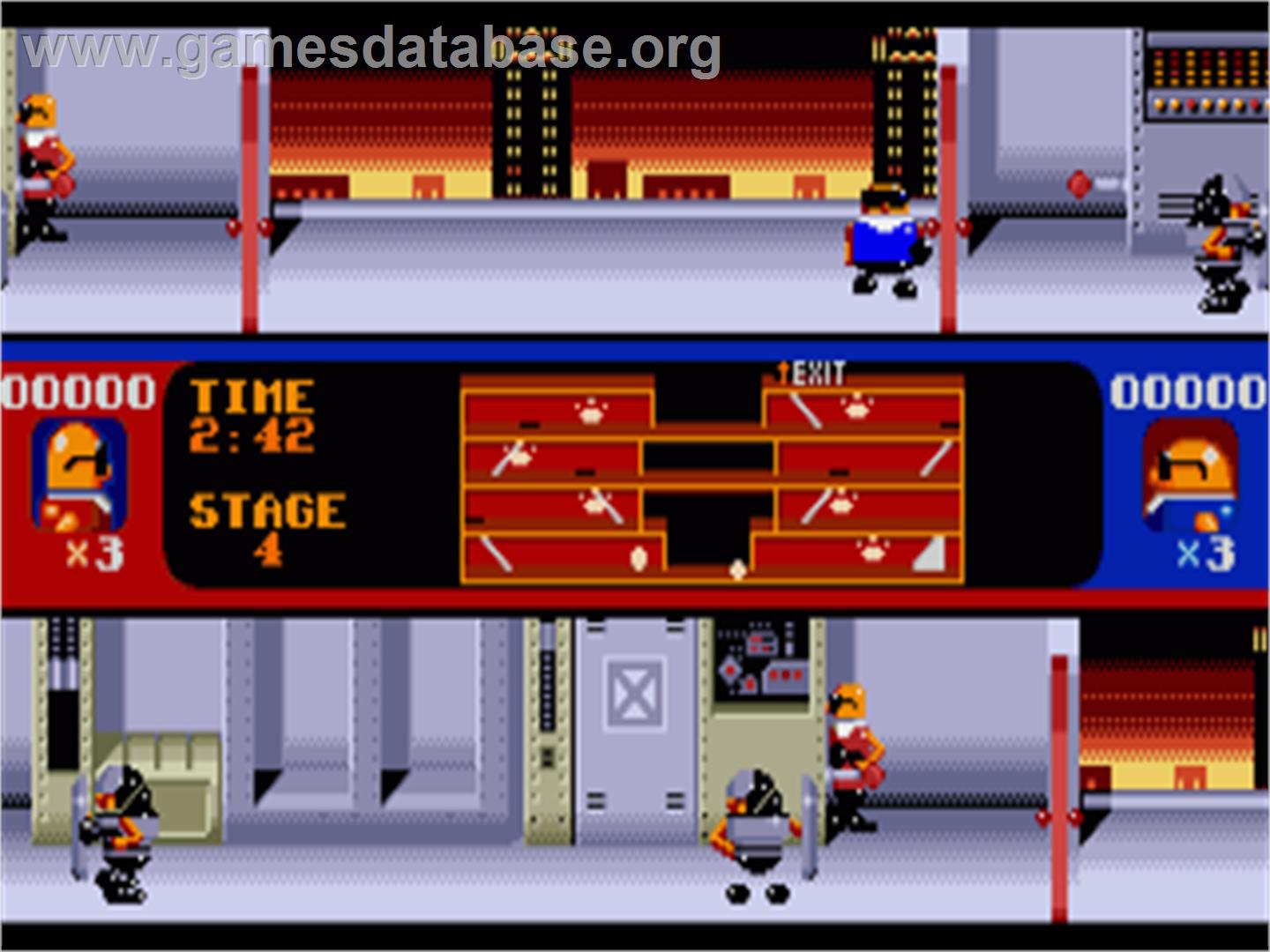 Bonanza Bros. - Commodore Amiga - Artwork - In Game