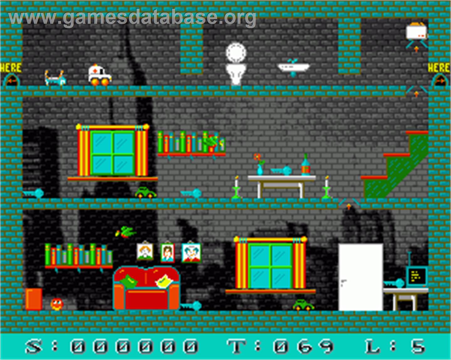 Bouncing Bill - Commodore Amiga - Artwork - In Game