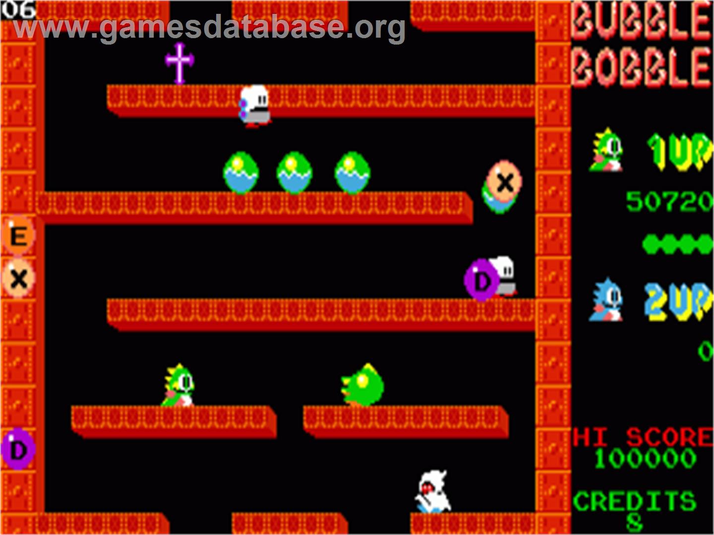 Bubble Bobble - Commodore Amiga - Artwork - In Game