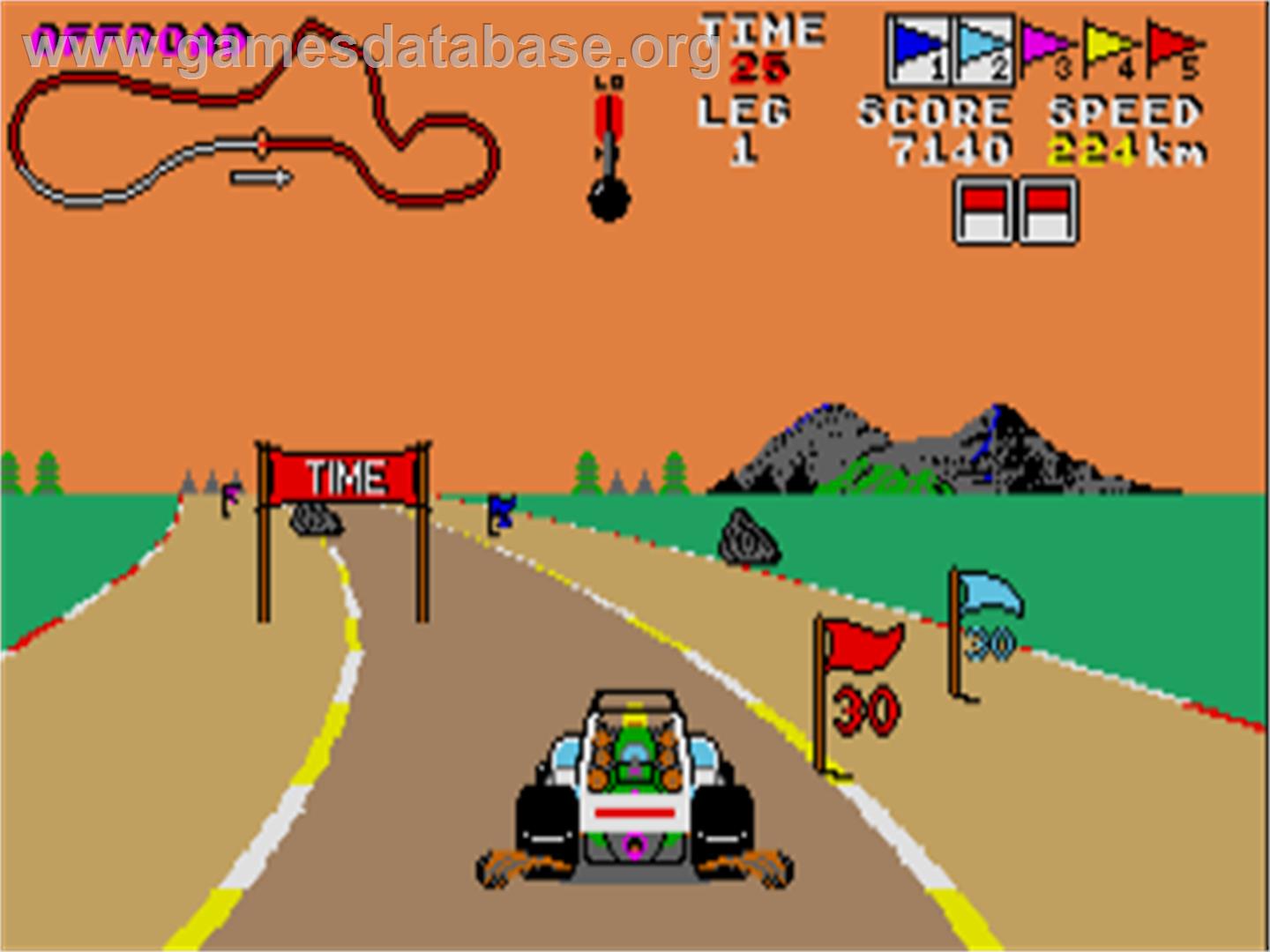 Buggy Boy - Commodore Amiga - Artwork - In Game