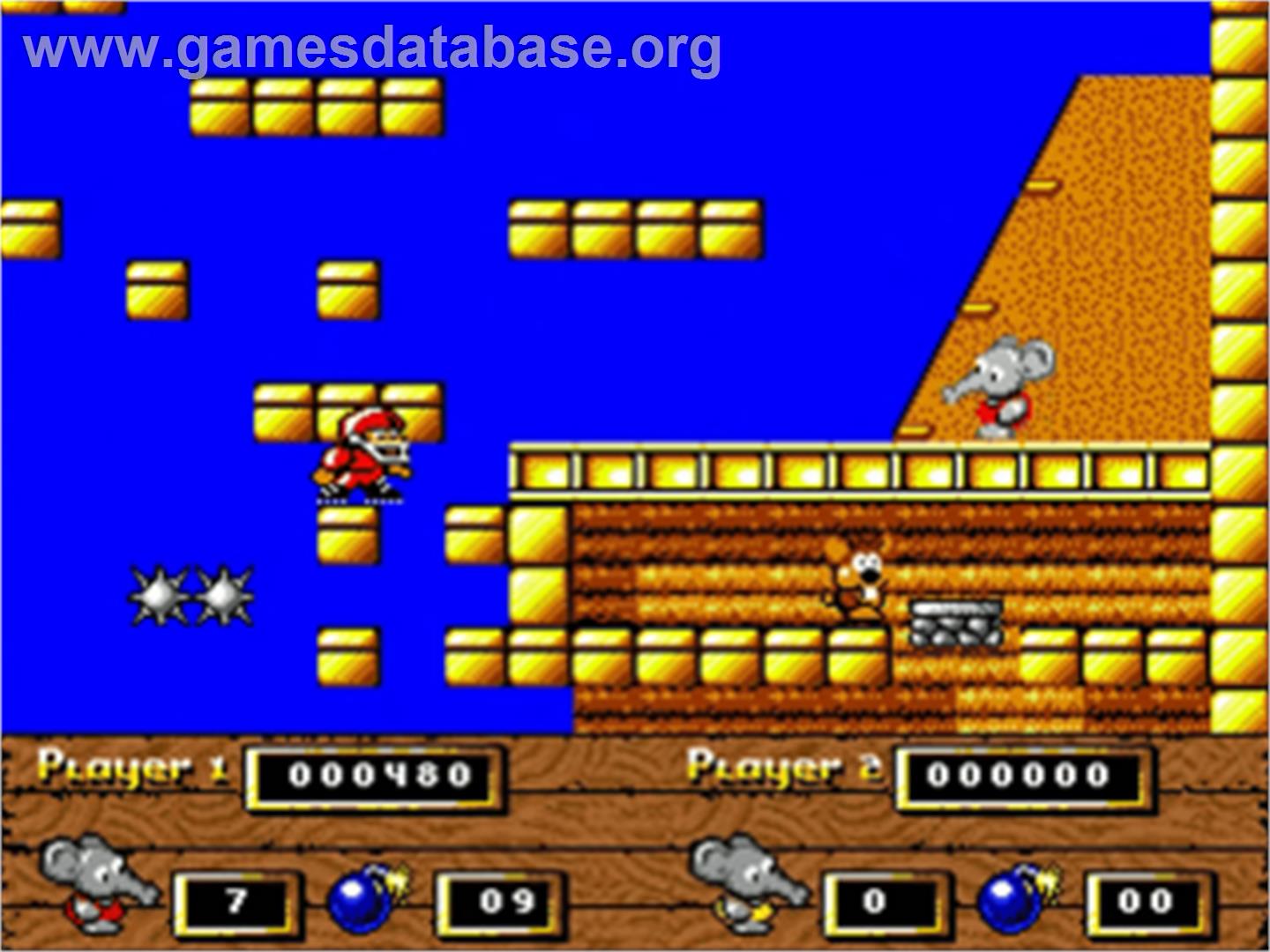 CJ In the USA - Commodore Amiga - Artwork - In Game