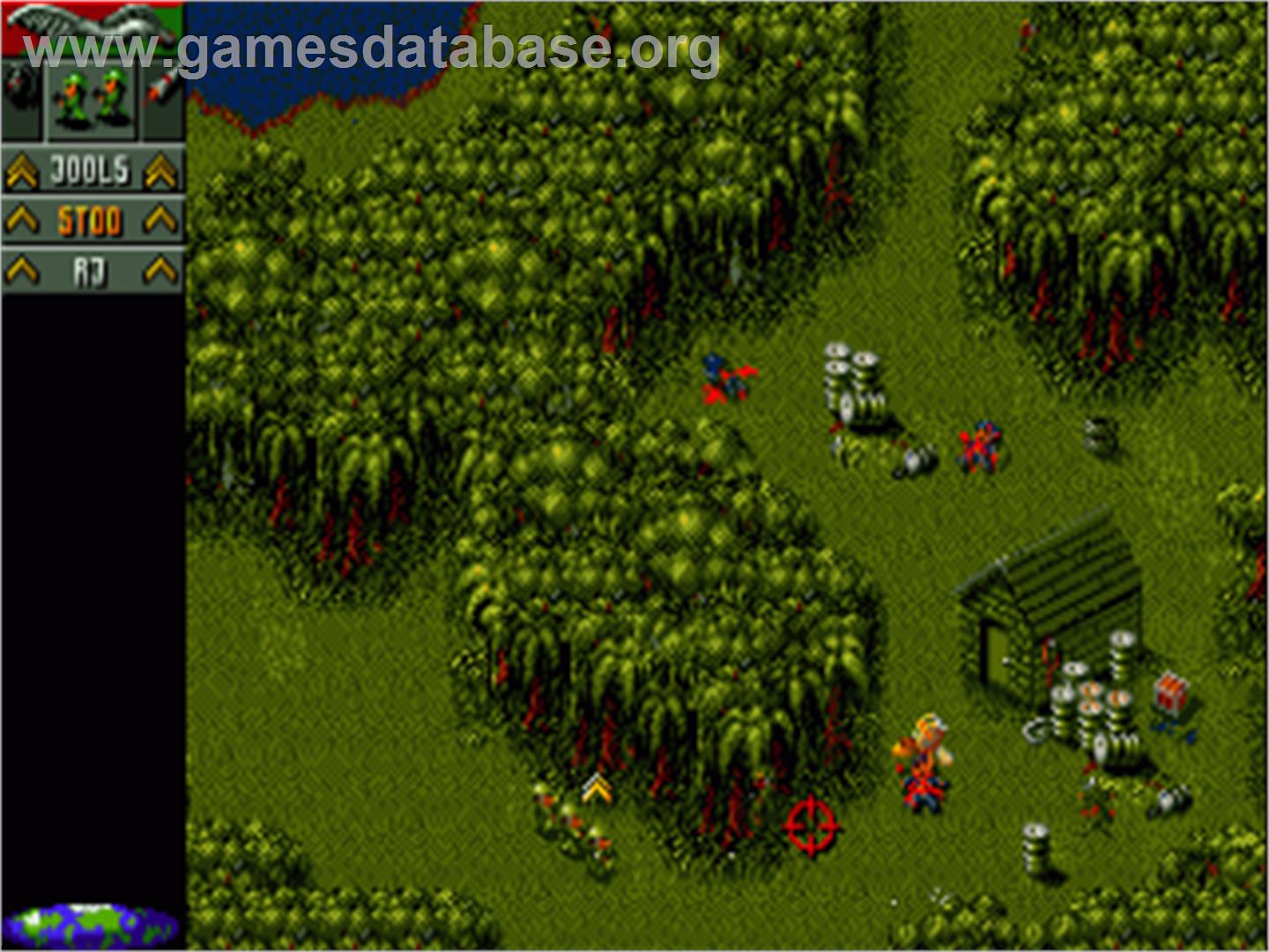 Cannon Fodder - Commodore Amiga - Artwork - In Game