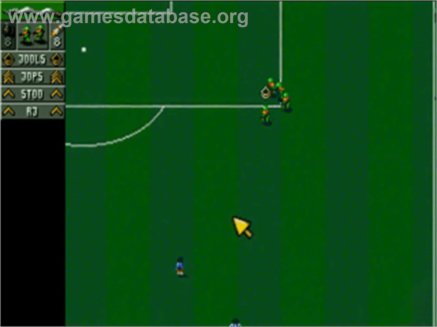 Cannon Soccer - Commodore Amiga - Artwork - In Game