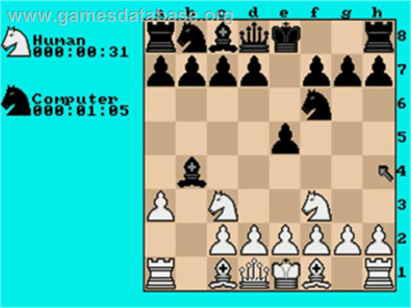 Chess Simulator - Commodore Amiga - Artwork - In Game