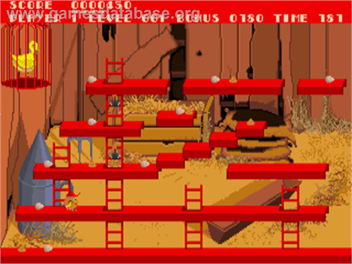 Chuckie Egg - Commodore Amiga - Artwork - In Game