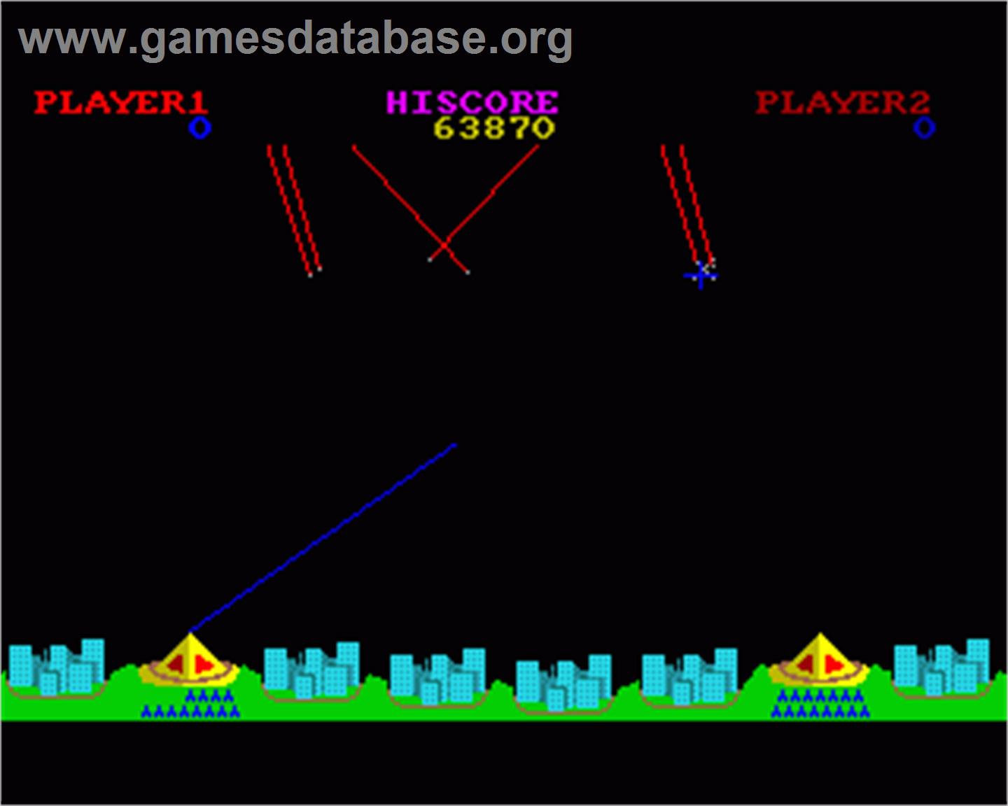 City Defence - Commodore Amiga - Artwork - In Game
