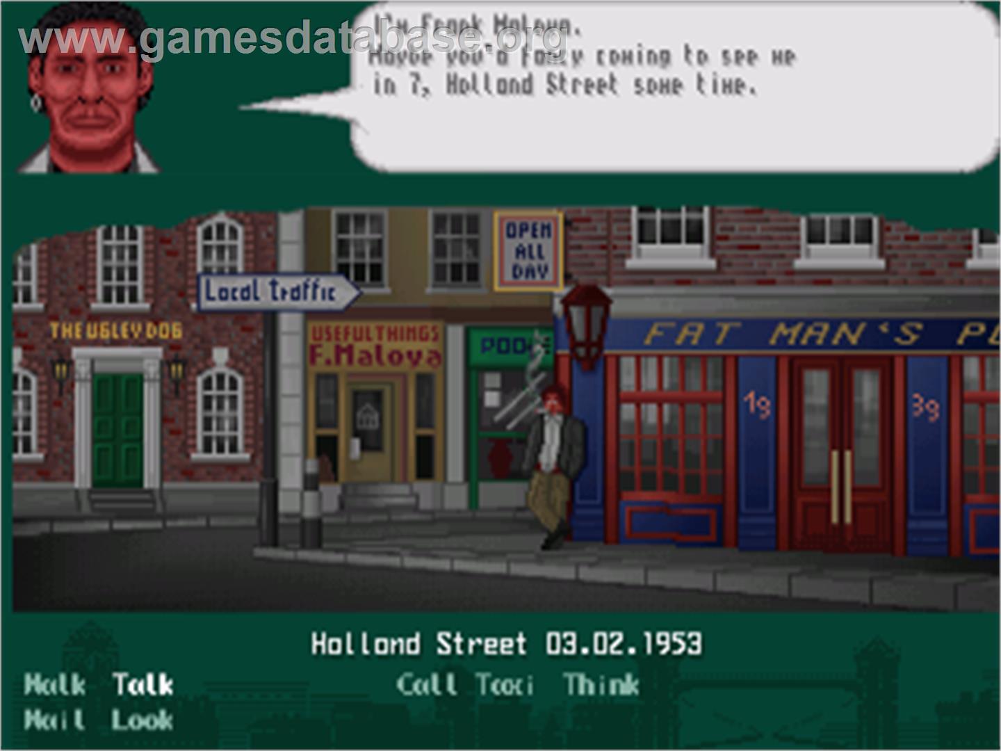 Clue: Master Detective - Commodore Amiga - Artwork - In Game