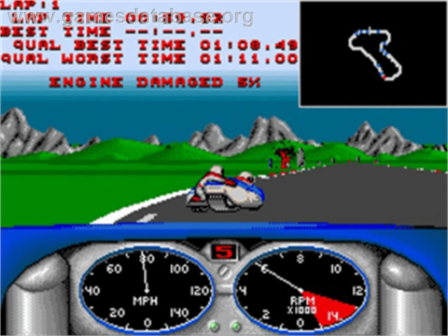 Combo Racer - Commodore Amiga - Artwork - In Game