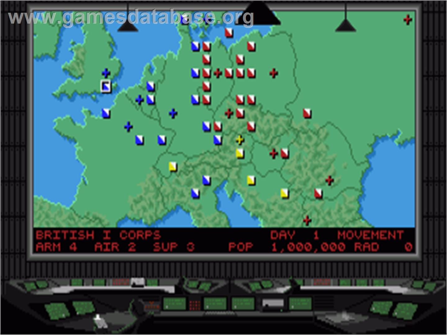 Conflict - Europe - Commodore Amiga - Artwork - In Game