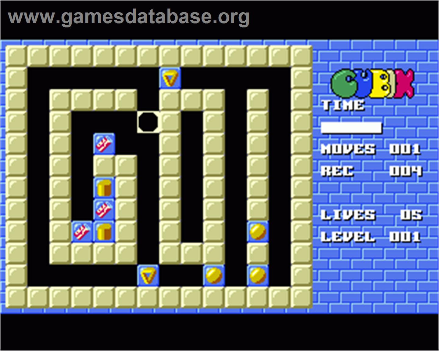 Cubix - Commodore Amiga - Artwork - In Game