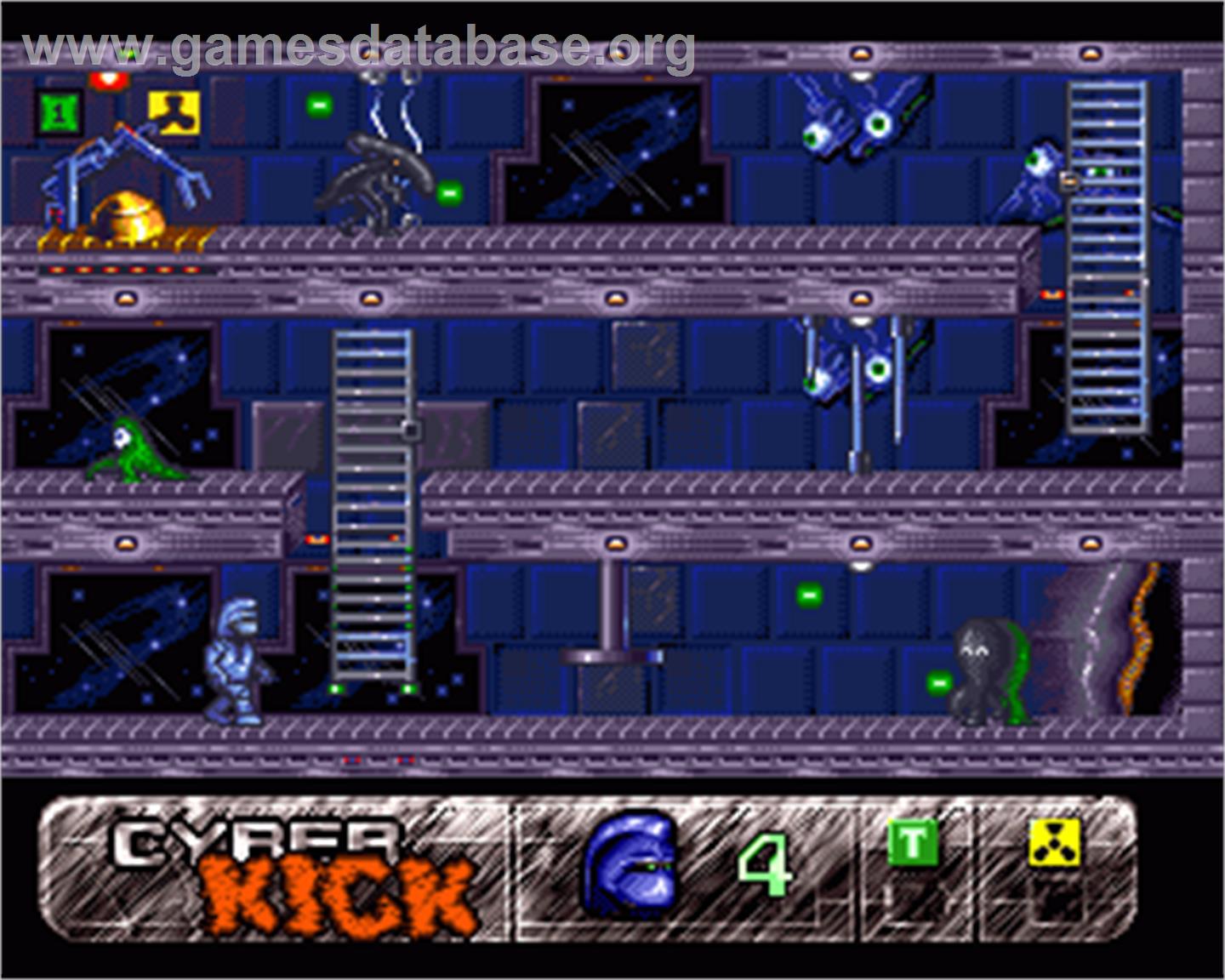 Cyber Kick - Commodore Amiga - Artwork - In Game