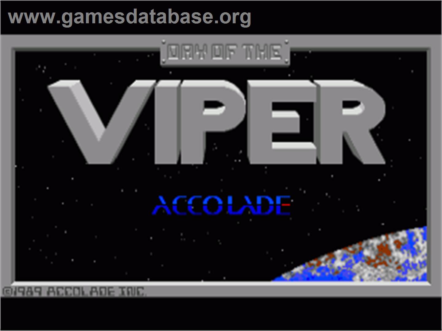 Day of the Viper - Commodore Amiga - Artwork - In Game