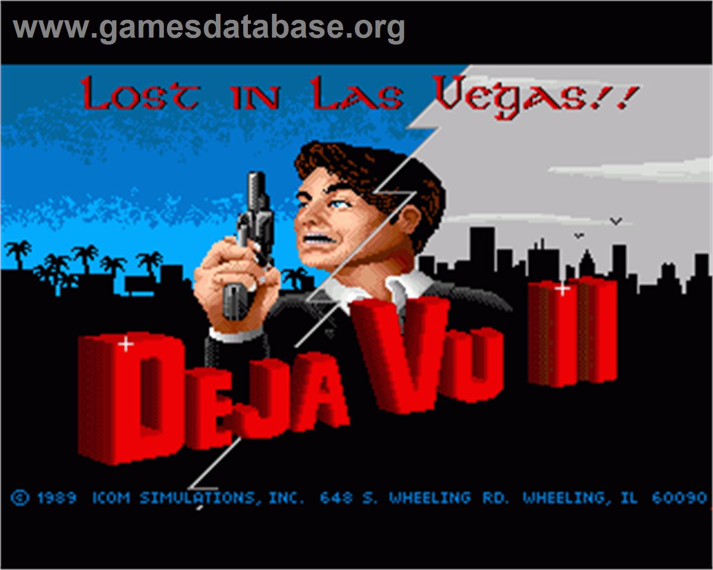 Deja Vu 2 - Lost in Las Vegas - Commodore Amiga - Artwork - In Game