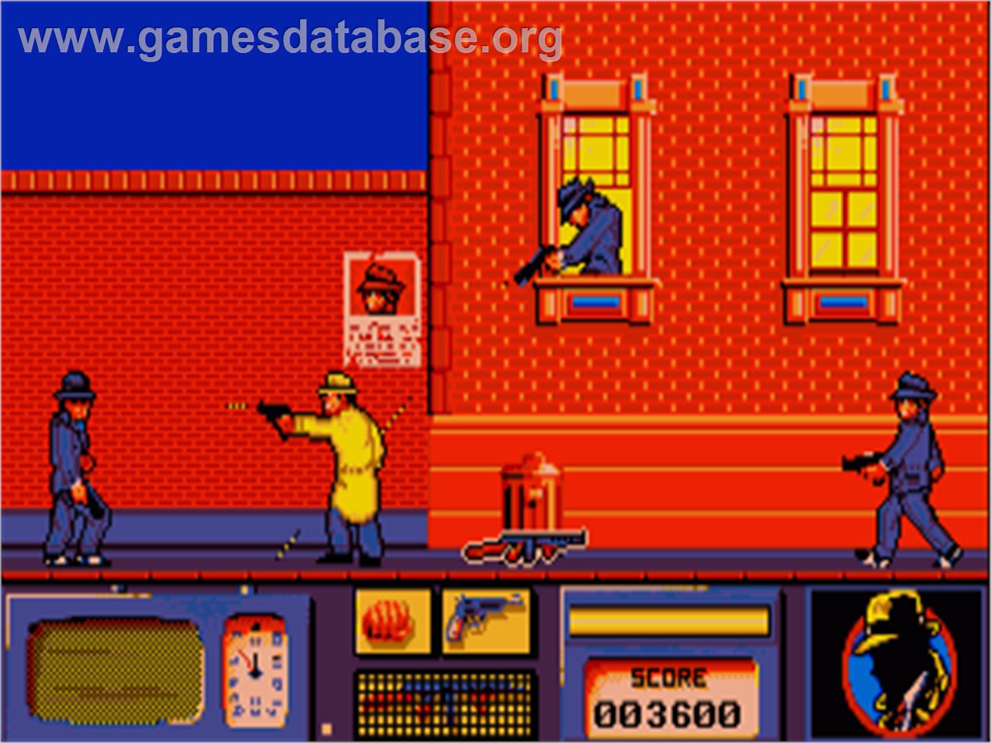 Dick Tracy: The Crime-Solving Adventure - Commodore Amiga - Artwork - In Game