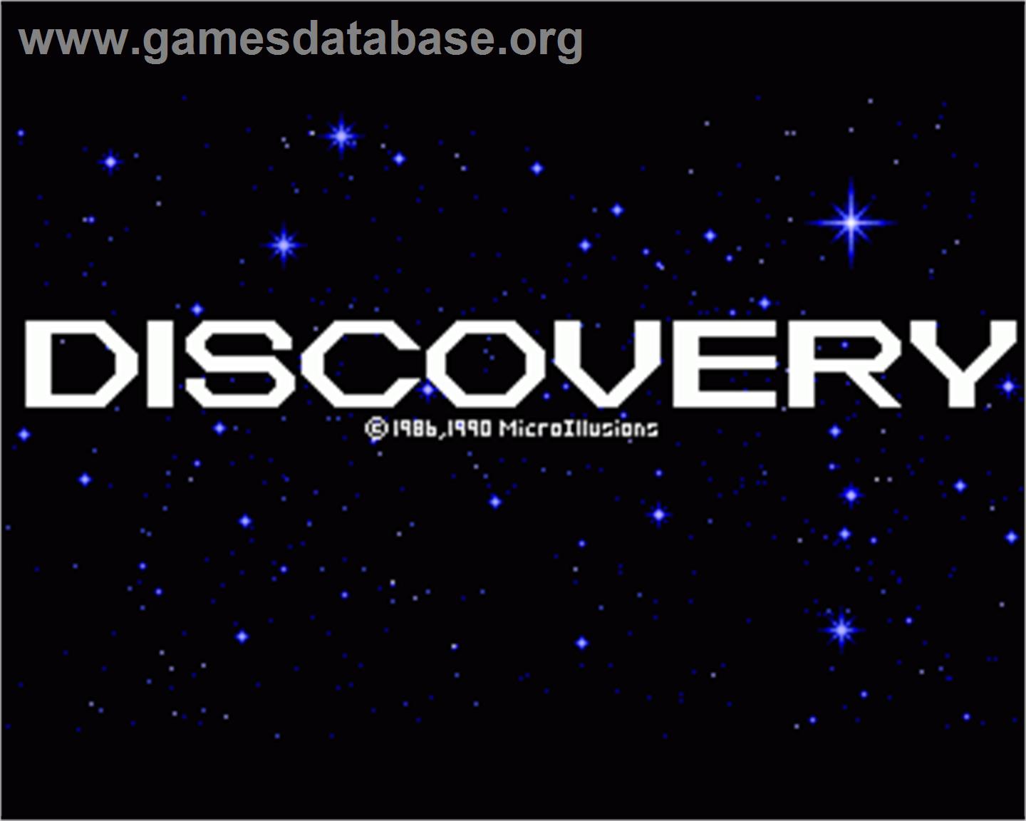 Discovery (microillusions) - Commodore Amiga - Artwork - In Game