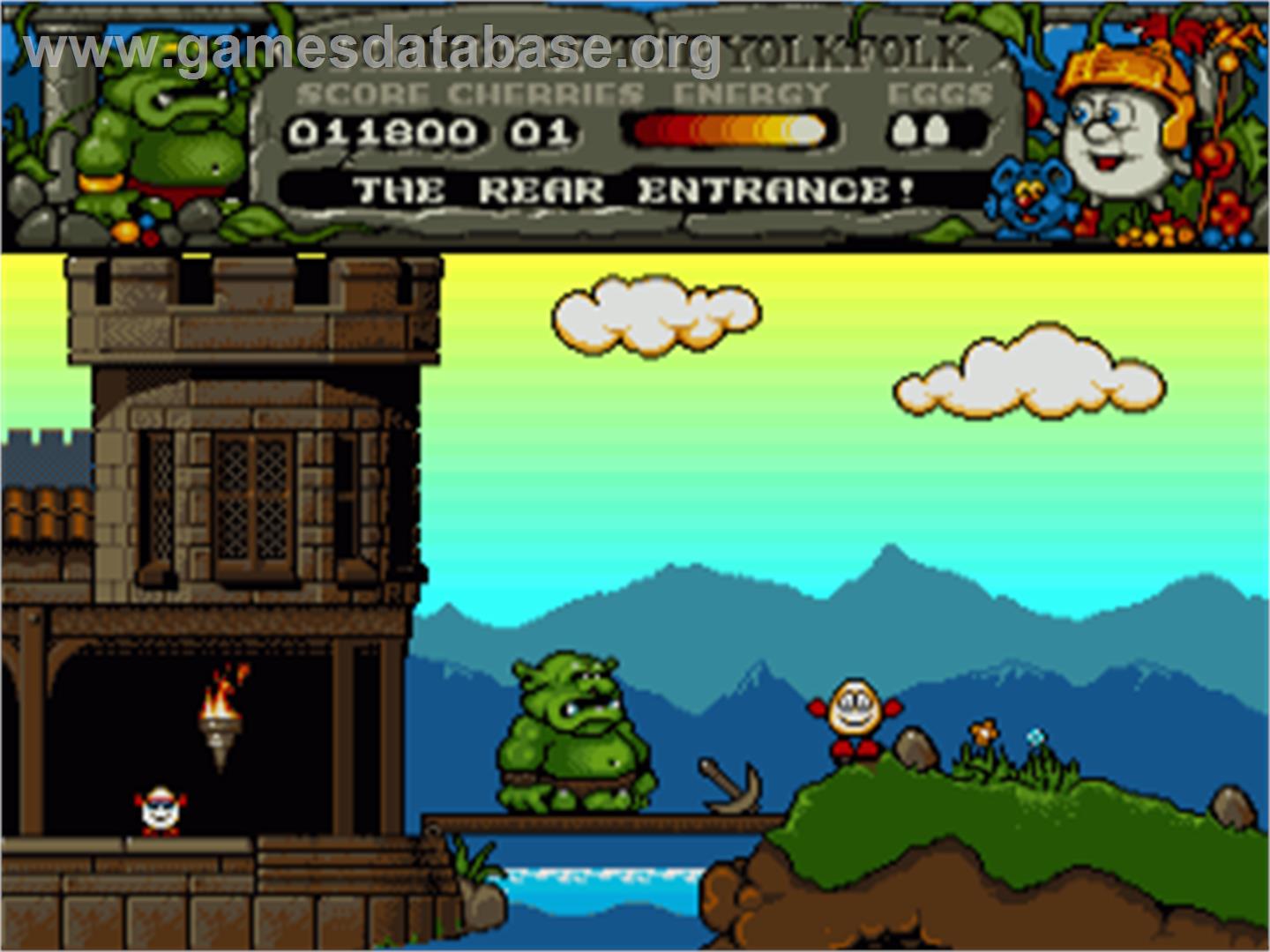 Dizzy's Excellent Adventures - Commodore Amiga - Artwork - In Game