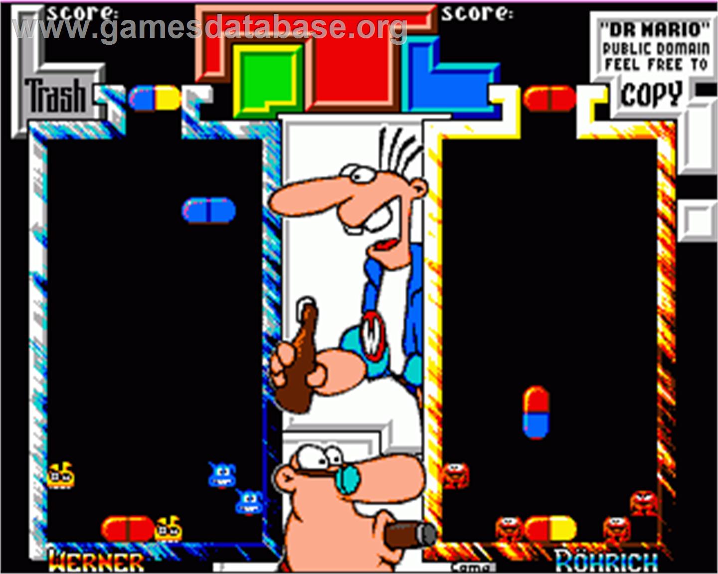 Dr. Mario - Commodore Amiga - Artwork - In Game