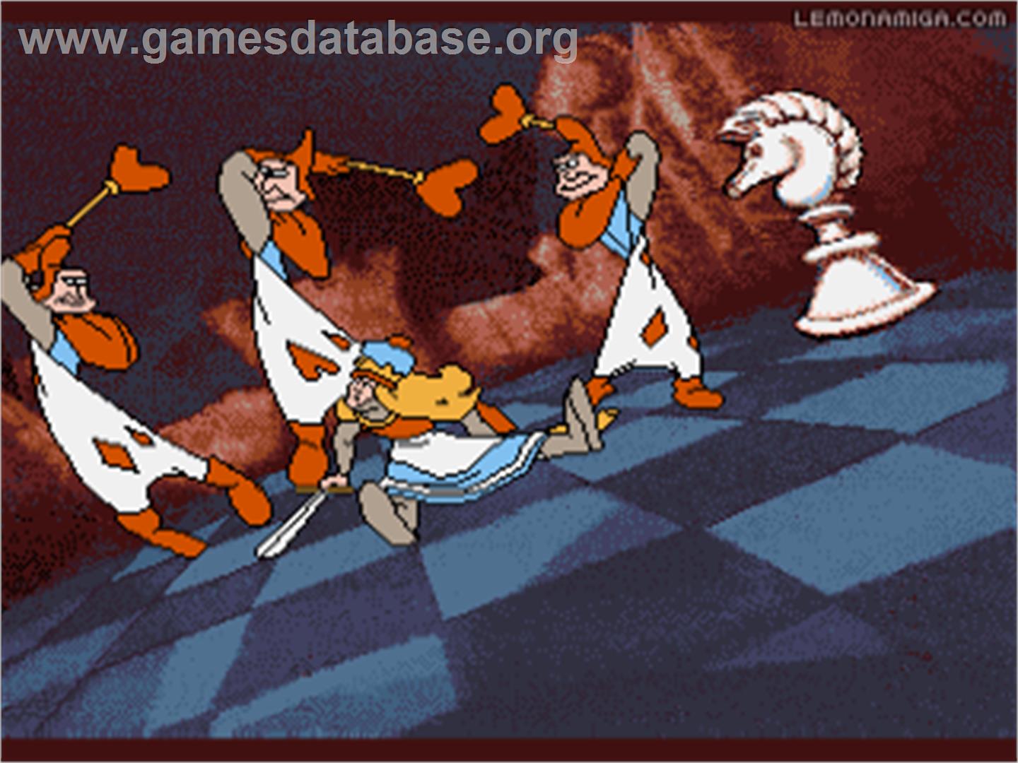 Dragon's Lair 3: The Curse of Mordread - Commodore Amiga - Artwork - In Game