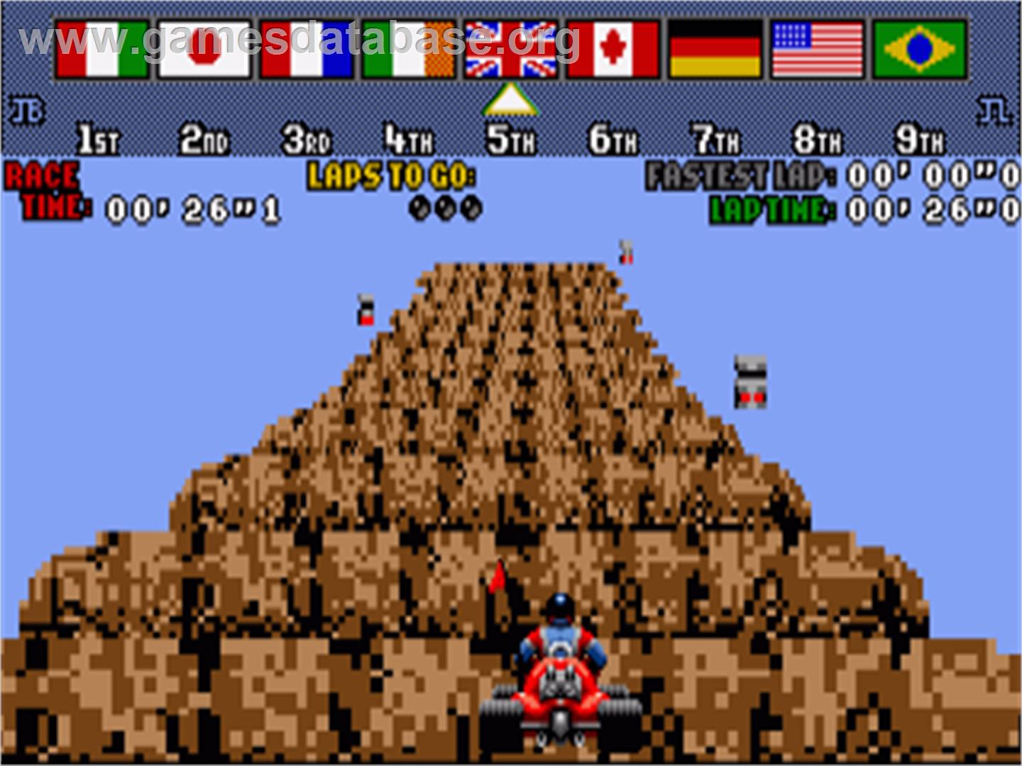 Drivin' Force - Commodore Amiga - Artwork - In Game