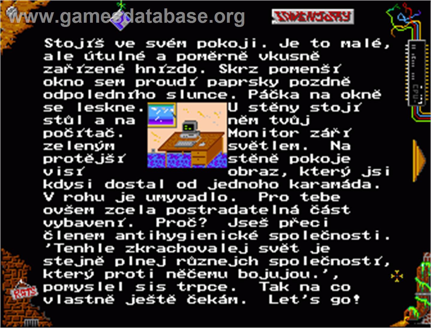 Drsna Cesta - Commodore Amiga - Artwork - In Game