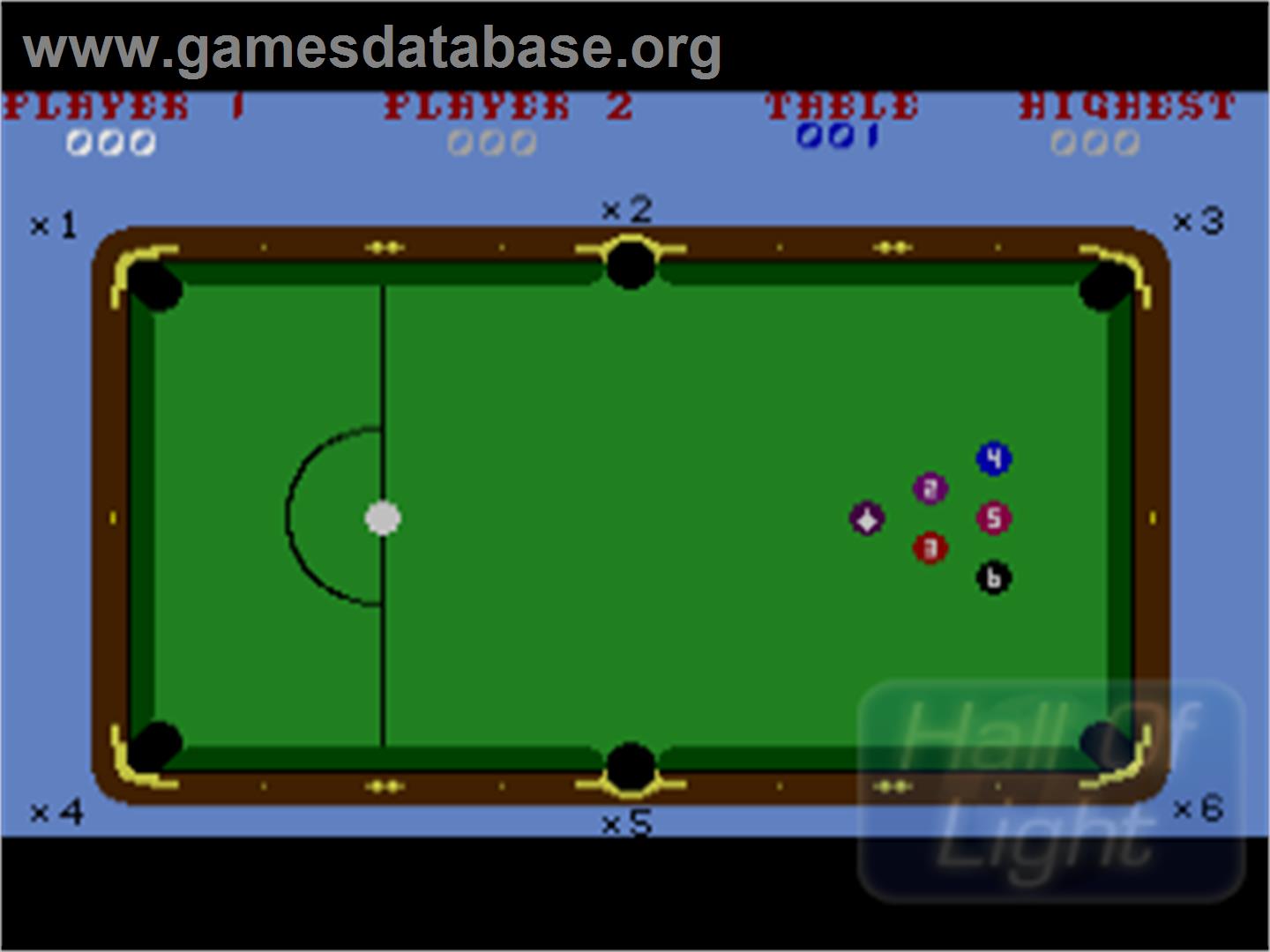 Electronic Pool - Commodore Amiga - Artwork - In Game