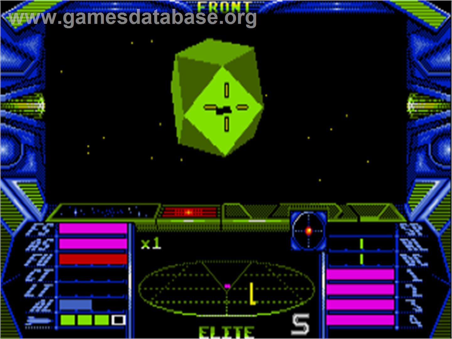 Elite - Commodore Amiga - Artwork - In Game