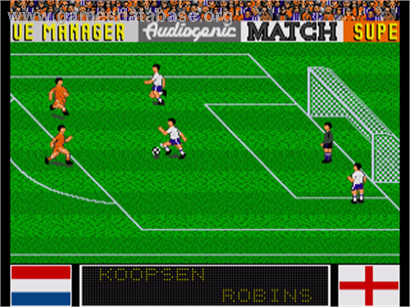 Emlyn Hughes International Soccer - Commodore Amiga - Artwork - In Game