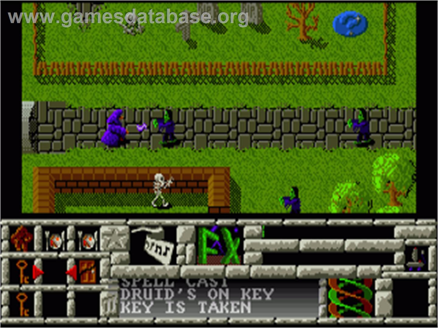 Enlightenment - Druid 2 - Commodore Amiga - Artwork - In Game