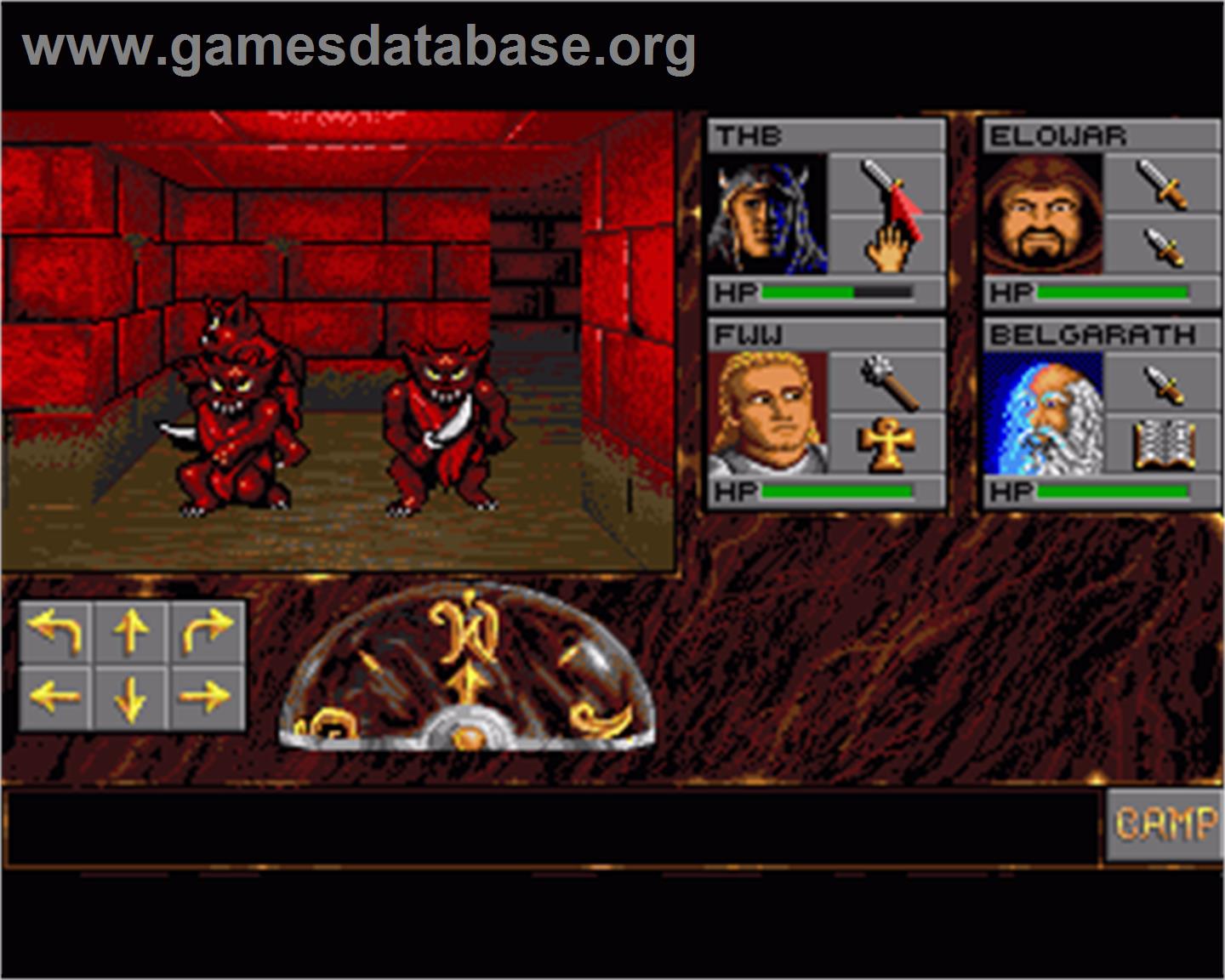 Eye Of The Beholder - Commodore Amiga - Artwork - In Game
