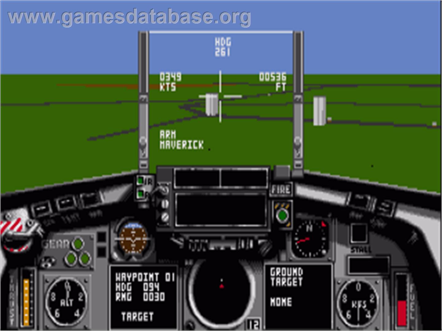 Fighter Bomber - Commodore Amiga - Artwork - In Game