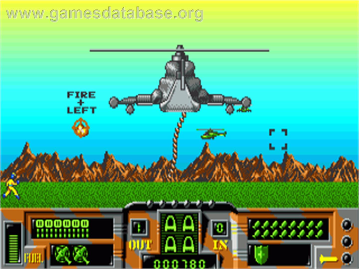 Firehawk - Commodore Amiga - Artwork - In Game