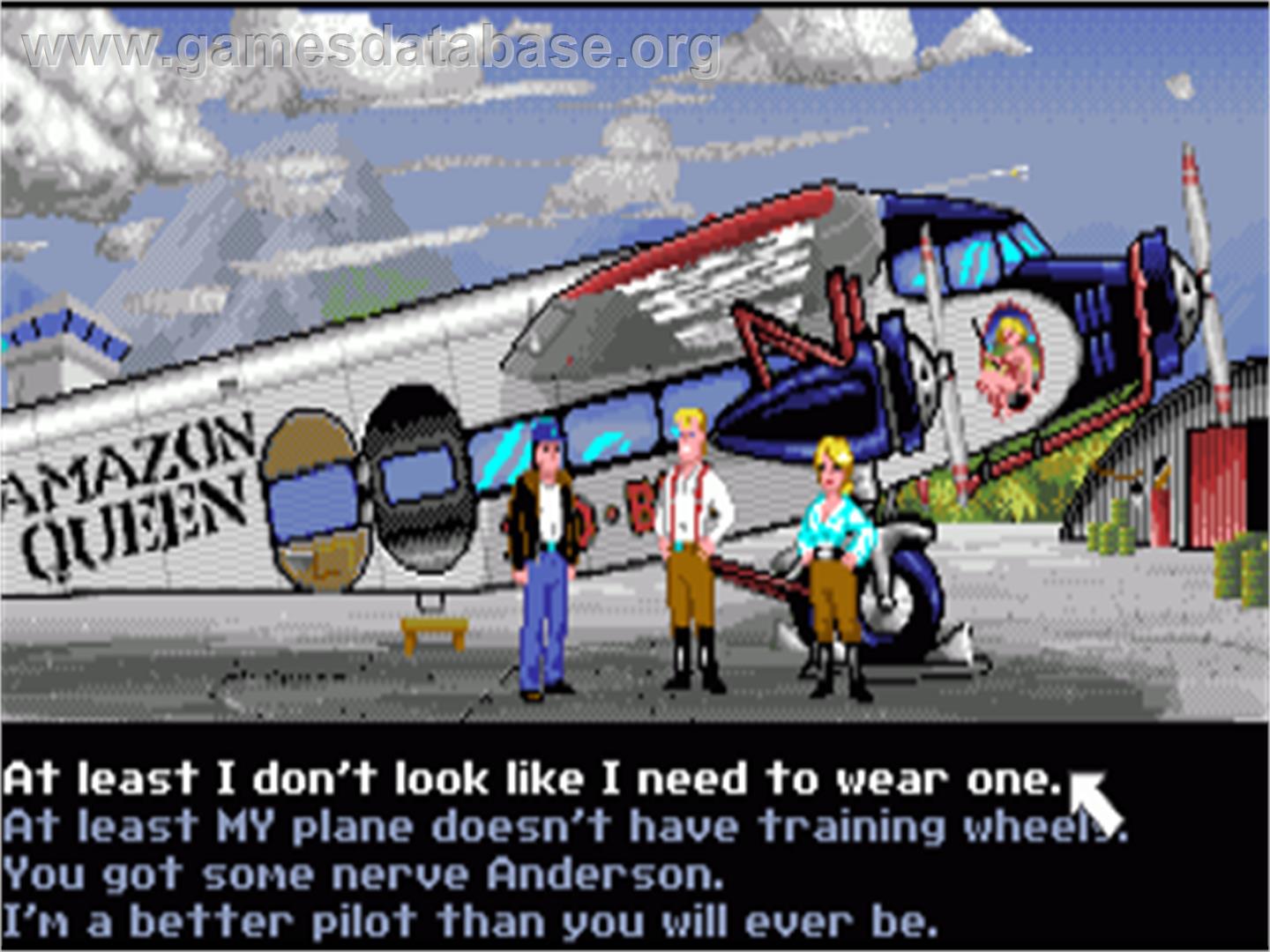 Flight of the Amazon Queen - Commodore Amiga - Artwork - In Game