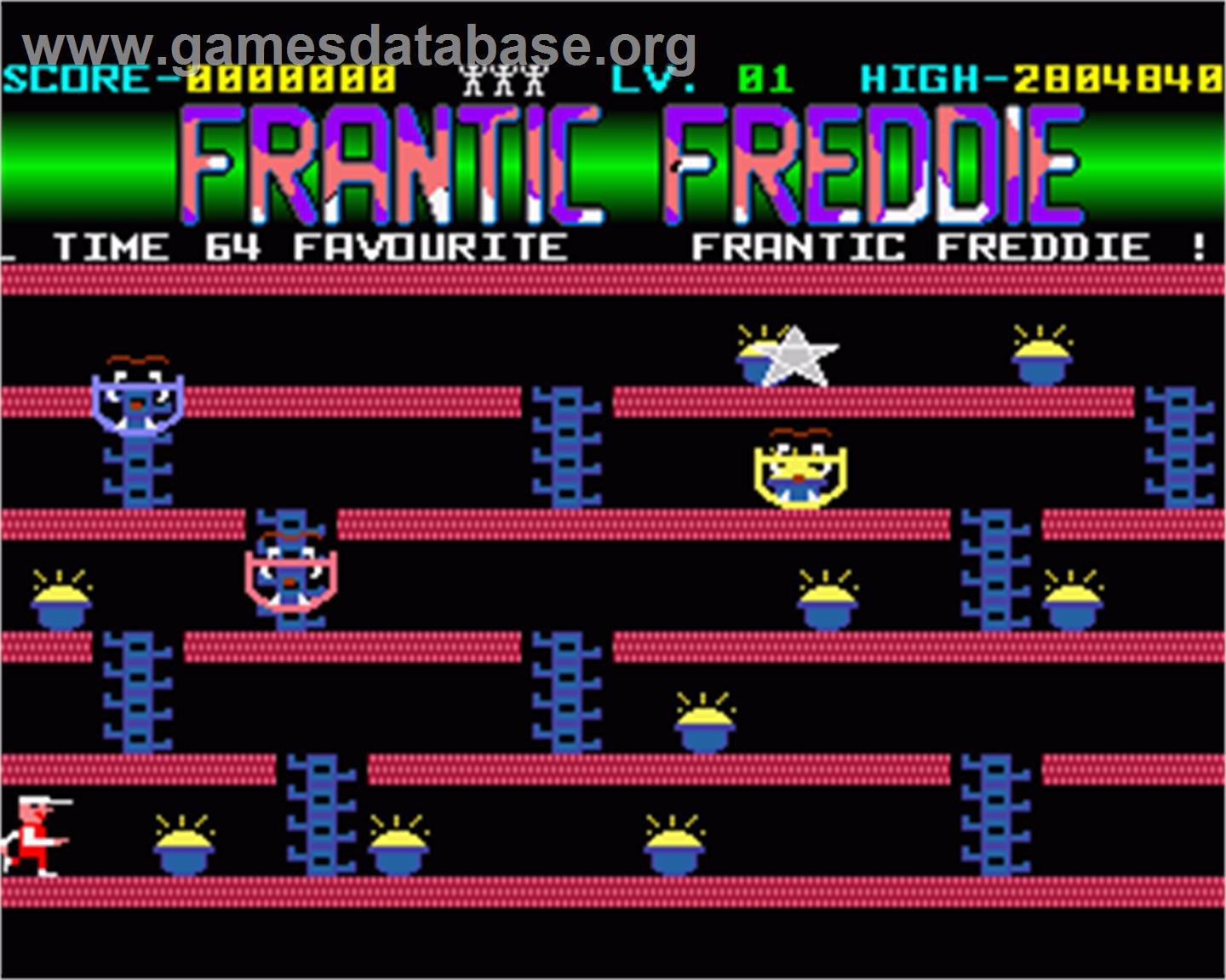Frantic Freddie - Commodore Amiga - Artwork - In Game