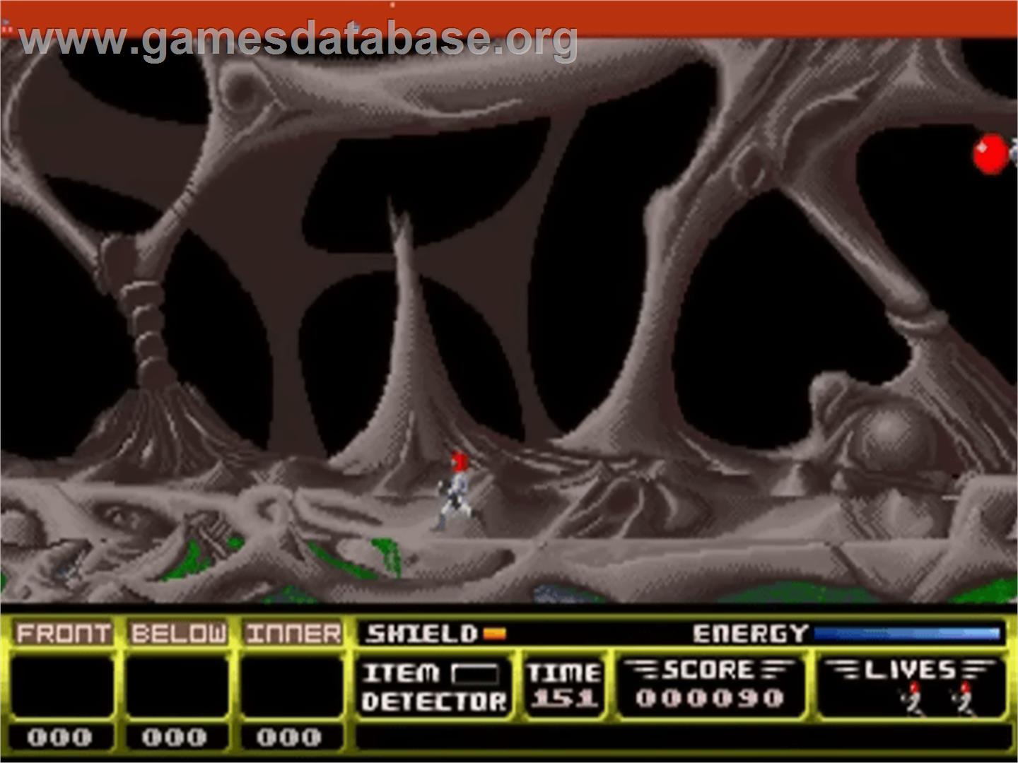 Gainforce - Commodore Amiga - Artwork - In Game