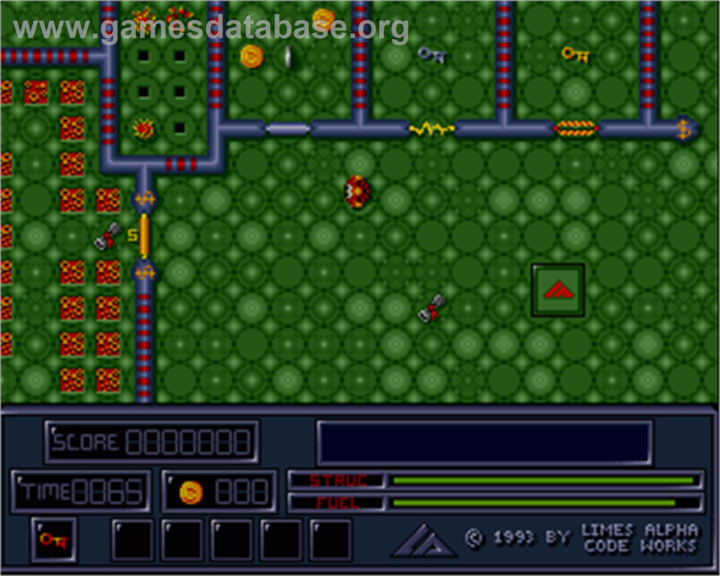 Gamma Zone - Commodore Amiga - Artwork - In Game