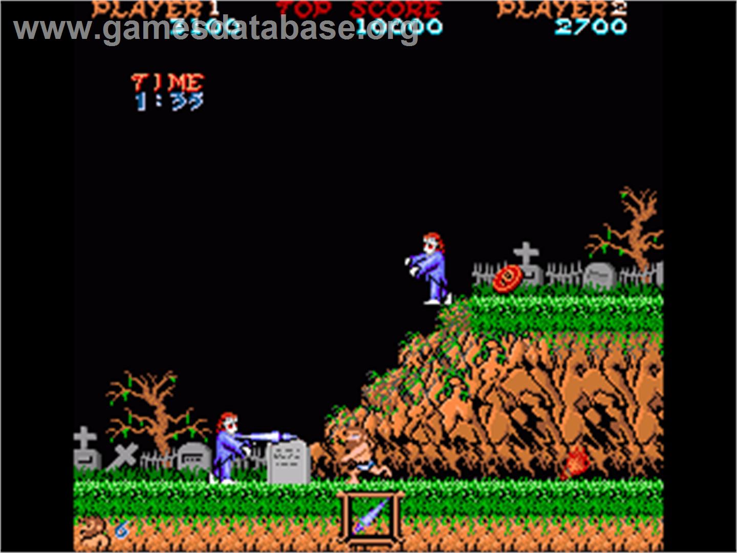 Ghosts'n Goblins - Commodore Amiga - Artwork - In Game