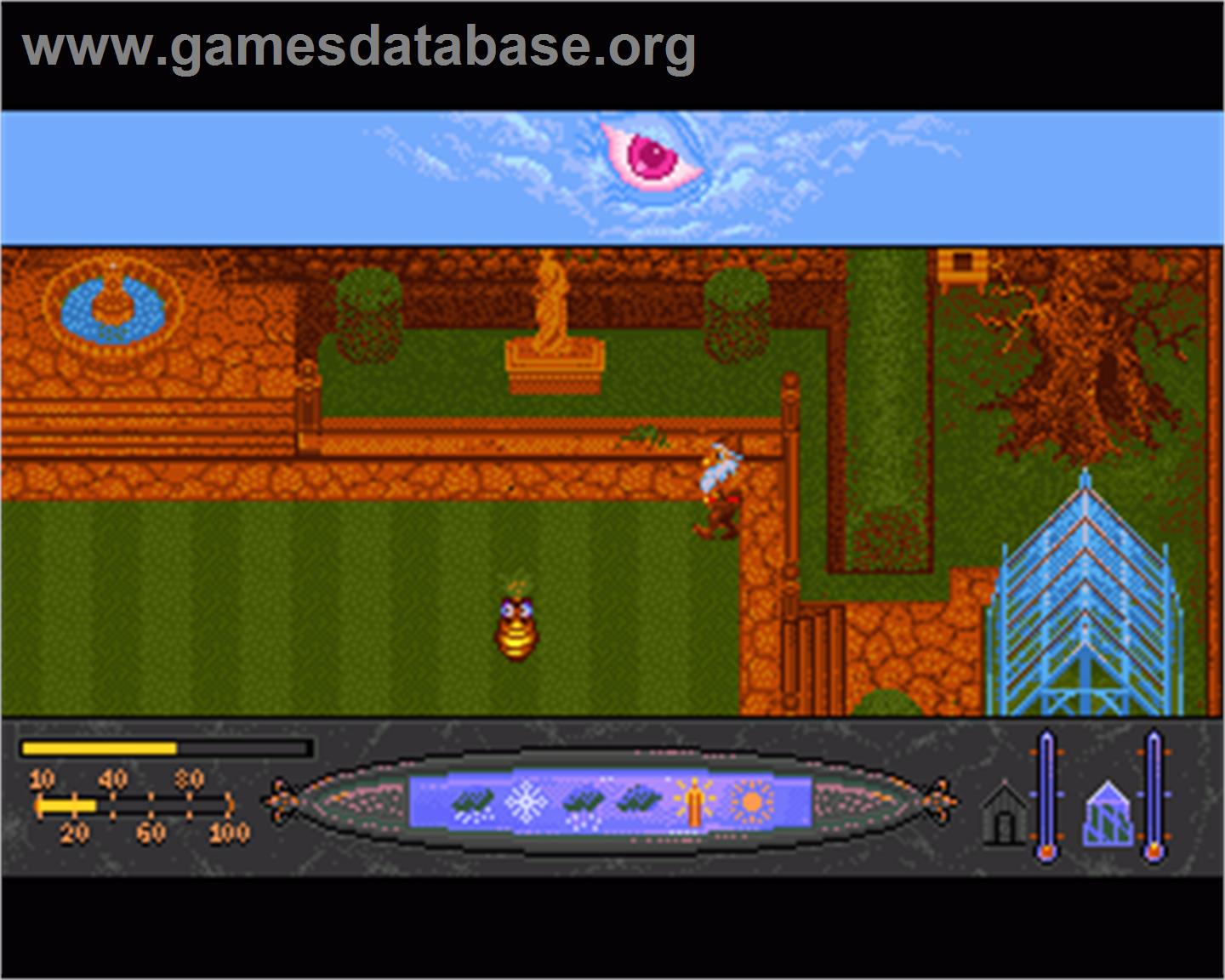 Gnome Alone - Commodore Amiga - Artwork - In Game
