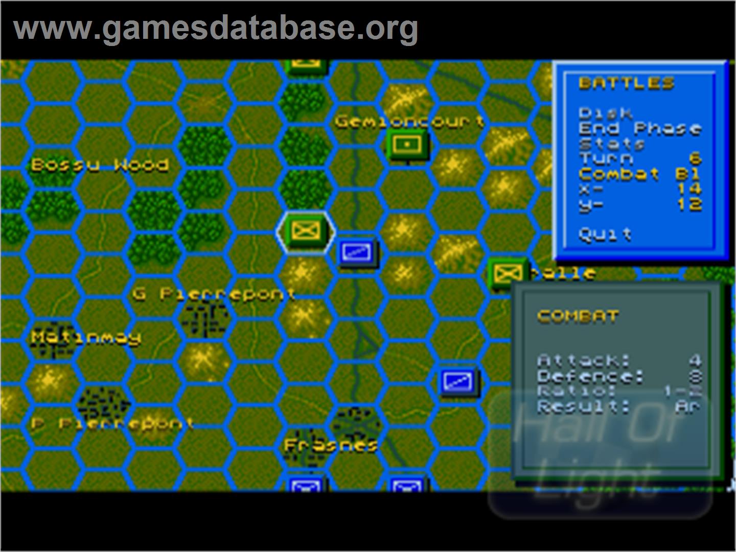Great Napoleonic Battles - Commodore Amiga - Artwork - In Game