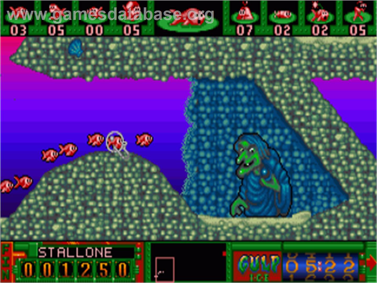 Gulp - Commodore Amiga - Artwork - In Game