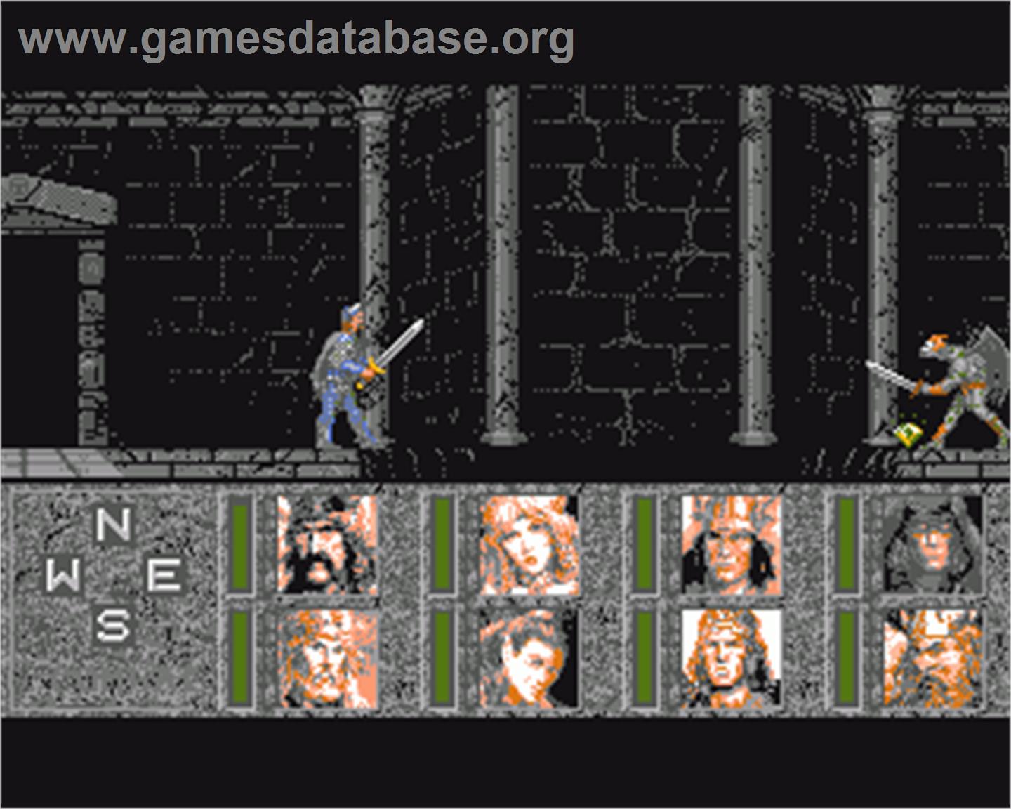 Heroes Of The Lance - Commodore Amiga - Artwork - In Game