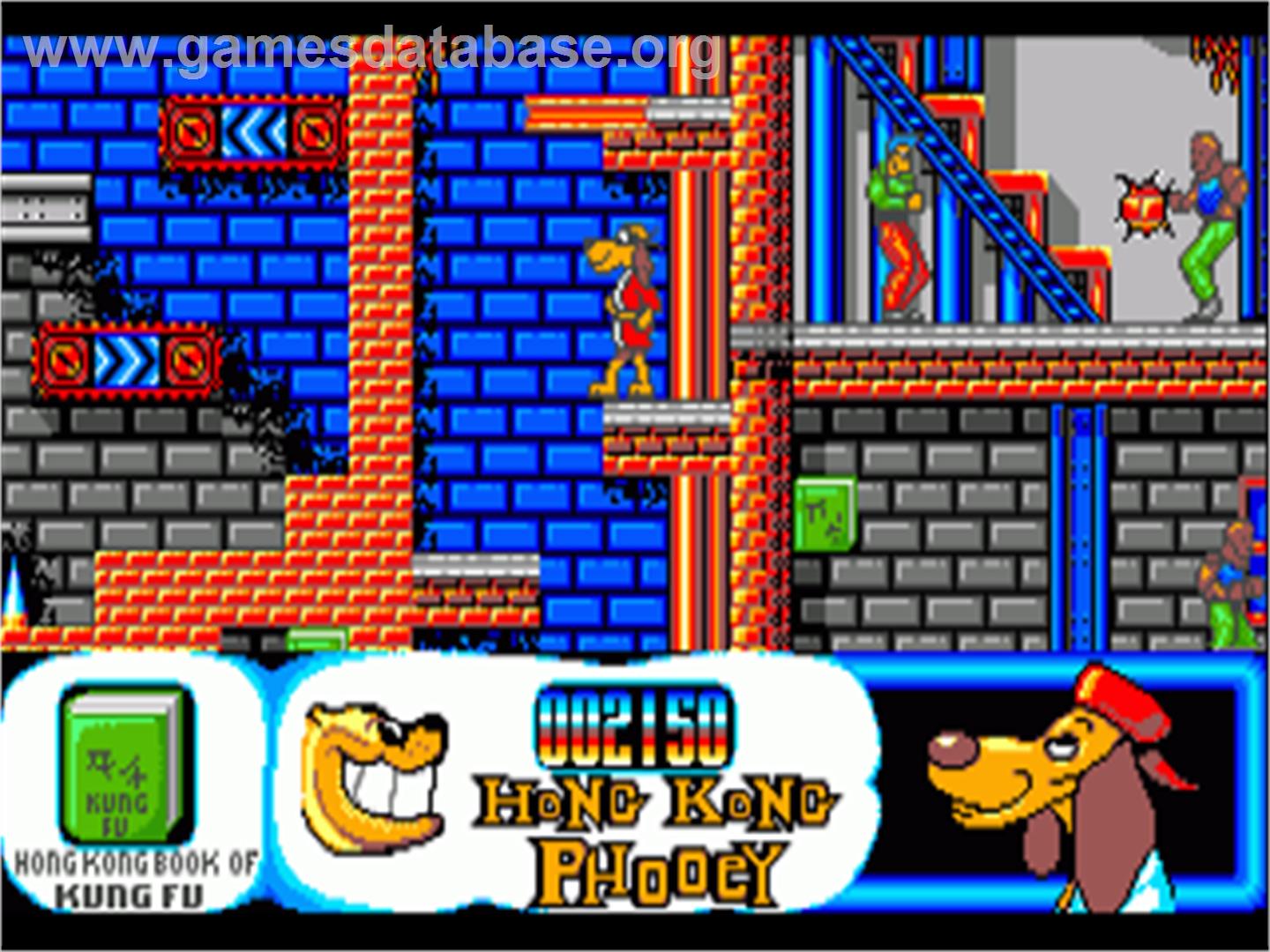 Hong Kong Phooey: No.1 Super Guy - Commodore Amiga - Artwork - In Game