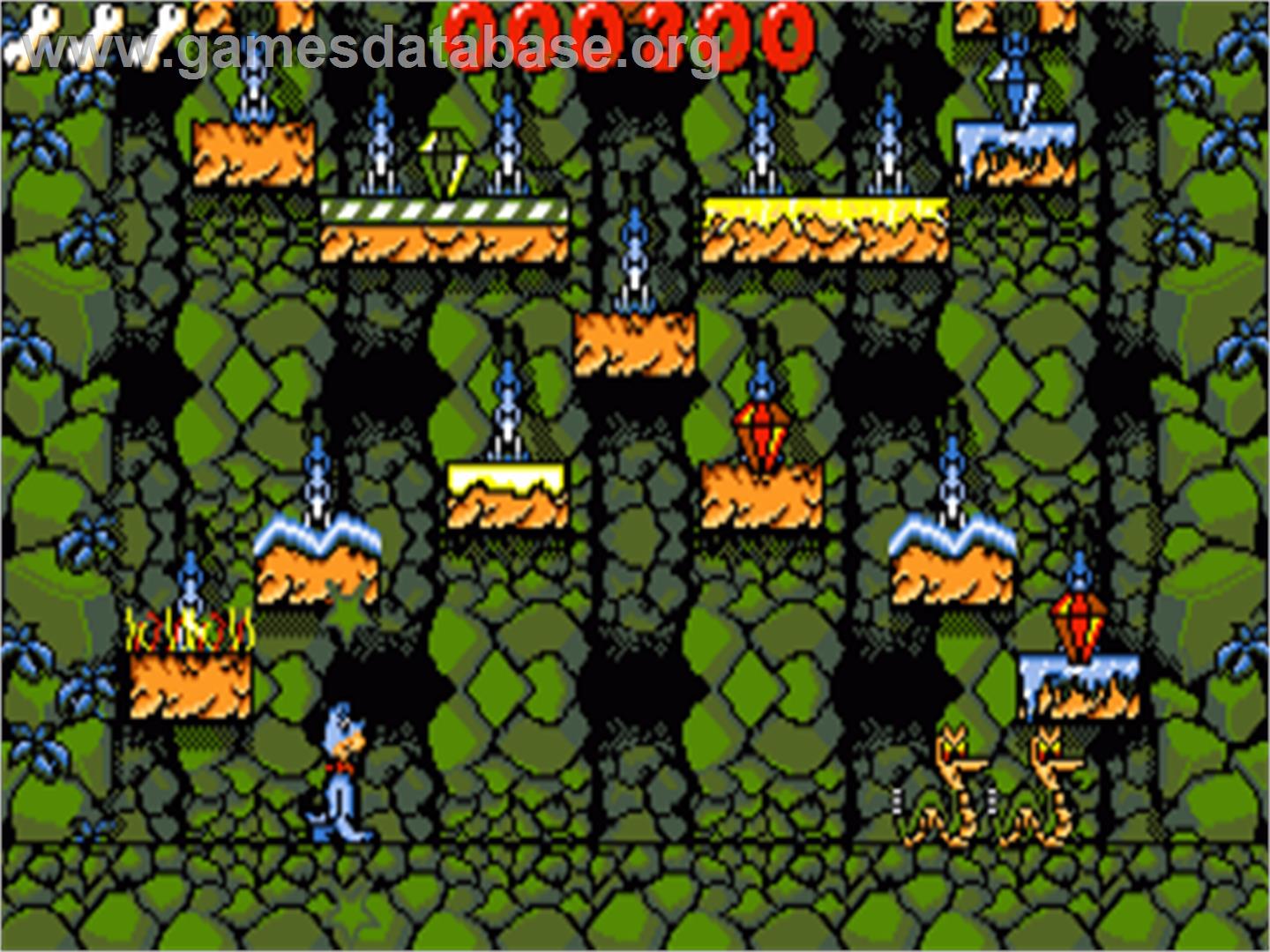 Huckleberry Hound in Hollywood Capers - Commodore Amiga - Artwork - In Game