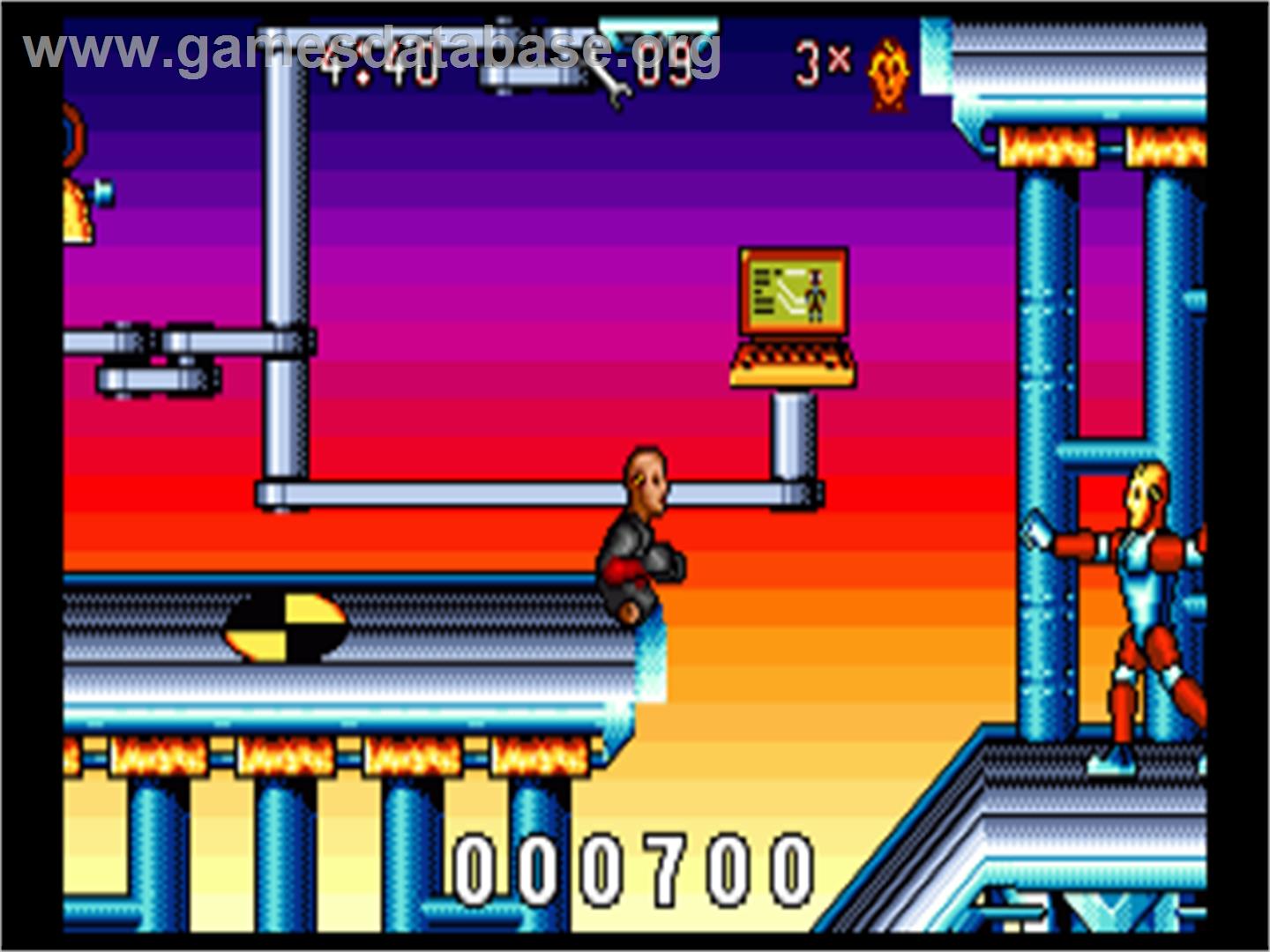 Incredible Crash Dummies, The - Commodore Amiga - Artwork - In Game